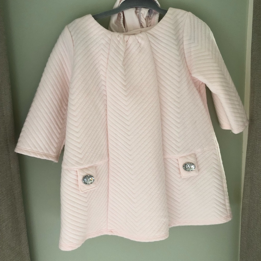 Pippin & Julie Pink Long Sleeve Dress